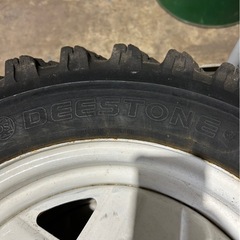 ジムニーja11 sj30 ホイールタイヤセット　ディーストーン　6.00/16の画像