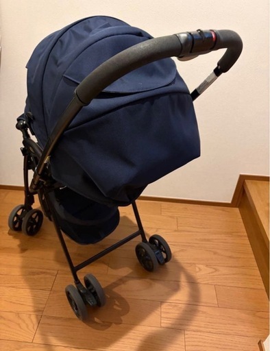 A型ベビーカー カルーンプラスハイシート【スターネイビー】