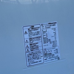 Hisense冷蔵庫. 93L.2018年製の画像