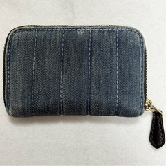 【中古品】COACH デニム コインケースの画像