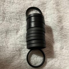 ⭕️ 自転車　アルミ　コラムスペーサー　黒の画像