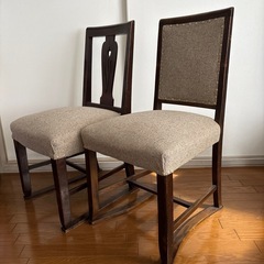 アンティーク椅子2脚の画像