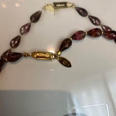 k18トルマリンネックレス　保証書付きの画像