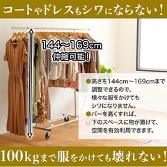 【ドイツNo.1  】家事が楽になる ハンガーラックの画像