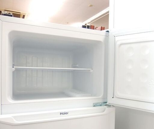冷蔵庫 130L 2021年製 100Lクラス Haier JR-N130B ホワイト ☆ 札幌市北区屯田