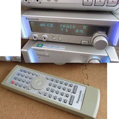 Panasonic システムコンポ CD SL-HD705 アンプ SE-HD705 チューナーST-HD705 カセットテープRS-HD505 スピーカー 札幌市北区屯田の画像