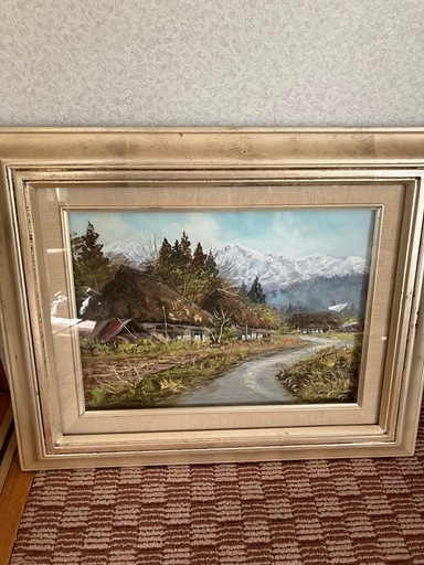 北川 照生 戸隠の里 絵画 アート