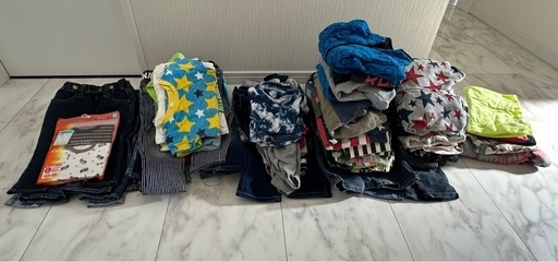 1着約60円 男の子75着以上セットまとめ売り 80~120サイズ