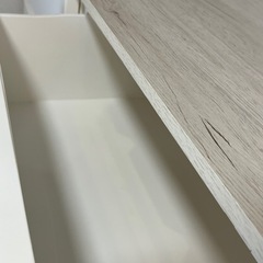 近隣なら近くまでお届けします【美品】ニトリ　木目調天板付き 衣類収納チェスト ウッドトップ　5段の画像