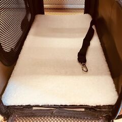 アイリスオーヤマ 折りたたみソフトペットキャリー Sサイズ（ピンク）の画像