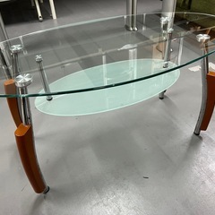 【特別価格】ガラスローテーブルの画像