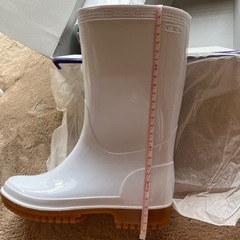 ★新品未使用★日本製　ゾナグリッド長靴(白)の画像