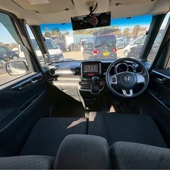 【支払総額20.8万円】人気のパールN BOXカスタム車検令和10年2月機関良好 修復歴無し 不具合無し！フルセグTV Bluetooth パワースライドドアの画像