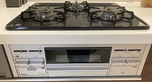ガスコンロ　都市ガス用　パロマ　ビルトインw600