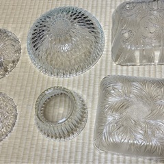 【昭和レトロ】ガラス食器の画像