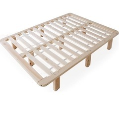 【2/15~17引き取り希望】ベッドマットレス  クイーンサイズ（ニトリ） ＆すのこベッドの画像