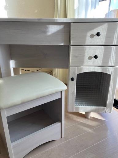 幅80cm]デスクドレッサー (フローリオ7080D WH) ニトリ (ゆうき) 小平