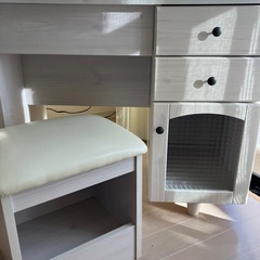 [幅80cm]デスクドレッサー (フローリオ7080D WH) ニトリの画像