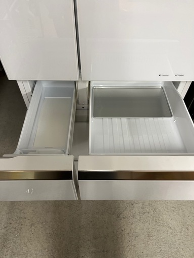 【ドリーム池田店♪ジモティ割対象】 Panasonic 6ドア冷蔵庫 551L NR-F553XPV-W 2018年製 41347 パナソニック 冷蔵庫 551L 観音開き 6ドア 幅68.5cm フルオープン