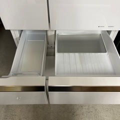 【ドリーム池田店♪ジモティ割対象】 Panasonic 6ドア冷蔵庫 551L NR-F553XPV-W 2018年製 41347の画像