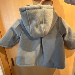 水色コート🩵女の子80サイズの画像