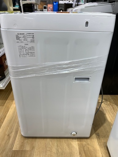 全自動洗濯機　SHARP ES-GE5H-W