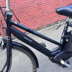 YAMAHA PAS CITY 電動アシスト自転車 ブラックの画像