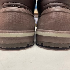 TRAIL MASTER　トレイルマスター　スノーブーツ　靴　雪　冬　レディース　23.0㎝　防水　ネイビー/ブラウン　中古　③の画像