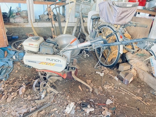 ホンダパンチ耕運機！