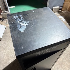 未使用品　訳あり ポスト一体型/大容量 130L】 PYKES PEAK 宅配ボックス 宅配 置き配 防水 屋外 戸建て用 大型 完成品お届け 「 TAKUHAI BOX 」 【ディープウッド】の画像