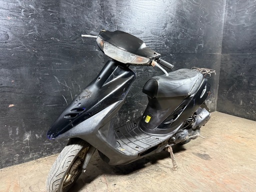 ★支払総額3.3万円★定休日なし！いつでも現車確認可能です！　ホンダ スーパーディオ 黒 AF27 人気のスーパーディオ！ ２ストのためオイル注ぎ足すだけ！ バッテリー新品！ カスタムベースに♪