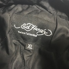 レア ヴィンテージ ドンエドハーディナイロンジャケット XL ブラックの画像