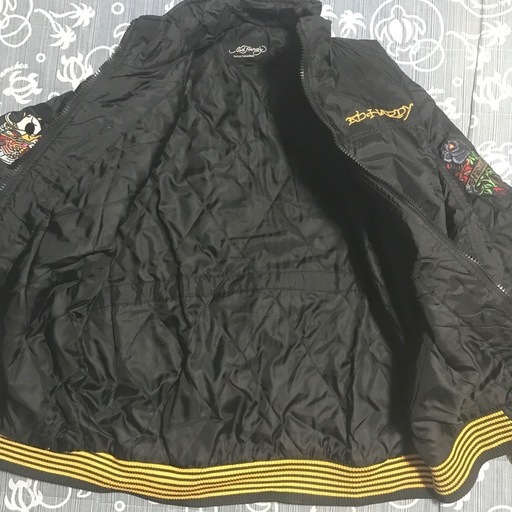 レア ヴィンテージ ドンエドハーディナイロンジャケット XL ブラック