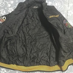 レア ヴィンテージ ドンエドハーディナイロンジャケット XL ブラックの画像