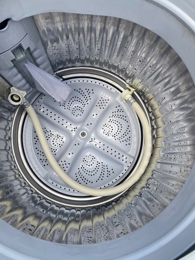 NO B697?福岡市内配送設置無料✨?SHARP シャープ ヤマダ電機オリジナルモデル 全自動洗濯機 7kg ES-T709-W（ホ
