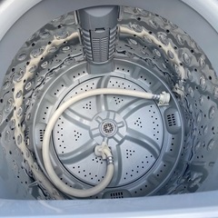 NO B688🌈福岡市内配送設置無料✨🌈アイリスオーヤマ 上面 洗濯機 6kg 全自動 1人暮らし まとめ洗い 毛布 部屋干し お急ぎコース ステンレス槽 IAW-T602E 2020年の画像