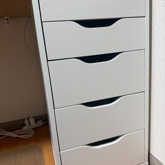 [IKEA] 5段引出し付きデスク (140x60) の画像