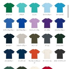 全国配送可【Printstar全色・全サイズ未使用】無地Tシャツの画像