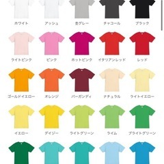 全国配送可【Printstar全色・全サイズ未使用】無地Tシャツの画像