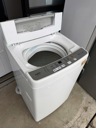 NO B761?福岡市内配送設置無料✨?全自動洗濯機 Sシリーズ ホワイト AQW-S60J-W [洗濯6.0kg /乾燥機能無 /上