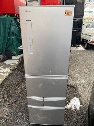 NO B774?福岡市内配送設置無料✨?GR-K41G-S 冷蔵庫 VEGETA（ベジータ） シルバー [410L /5ドア /右開き