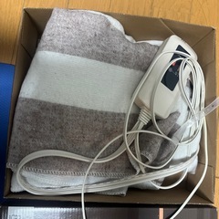 【受付終了】電気毛布　130＊80の画像