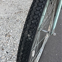 【R55】 ブリヂストン  エブリッジ 　B2E E60U EBRIDE 26インチ 自転車　水色　学生さん ママチャリ お買い物 現状の画像