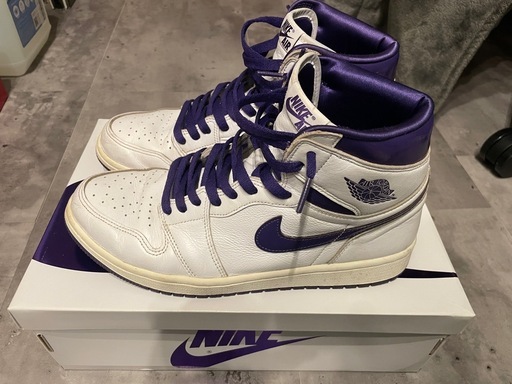NIKE JORDAN1 メタリックパープル　28cm