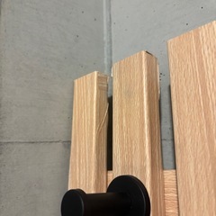 手作り洋服掛けの画像