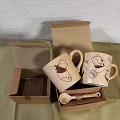 プーさん　ディズニー　　マグカップ　　スプーンの画像