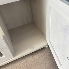 テレビ台　白の画像