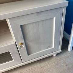 テレビ台　白の画像