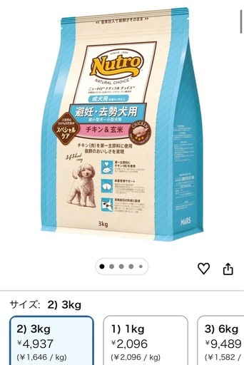 ドッグフード  ナチュラルチョイス