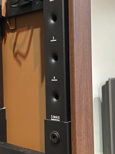WALL TVスタンド    壁寄せタイプ　薄型